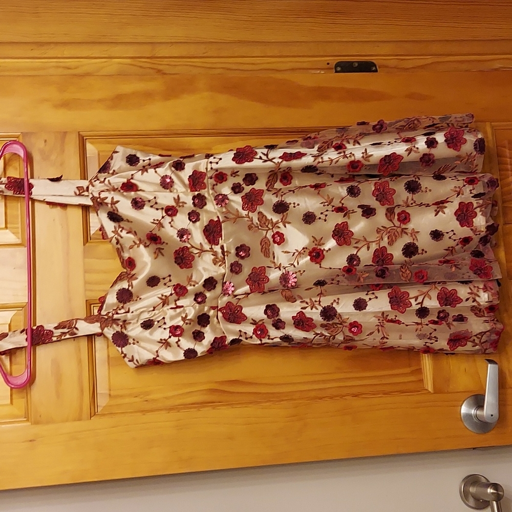 Floral homecoming dress (large)
